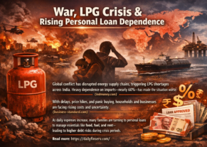 War crisis and rising loan dependence